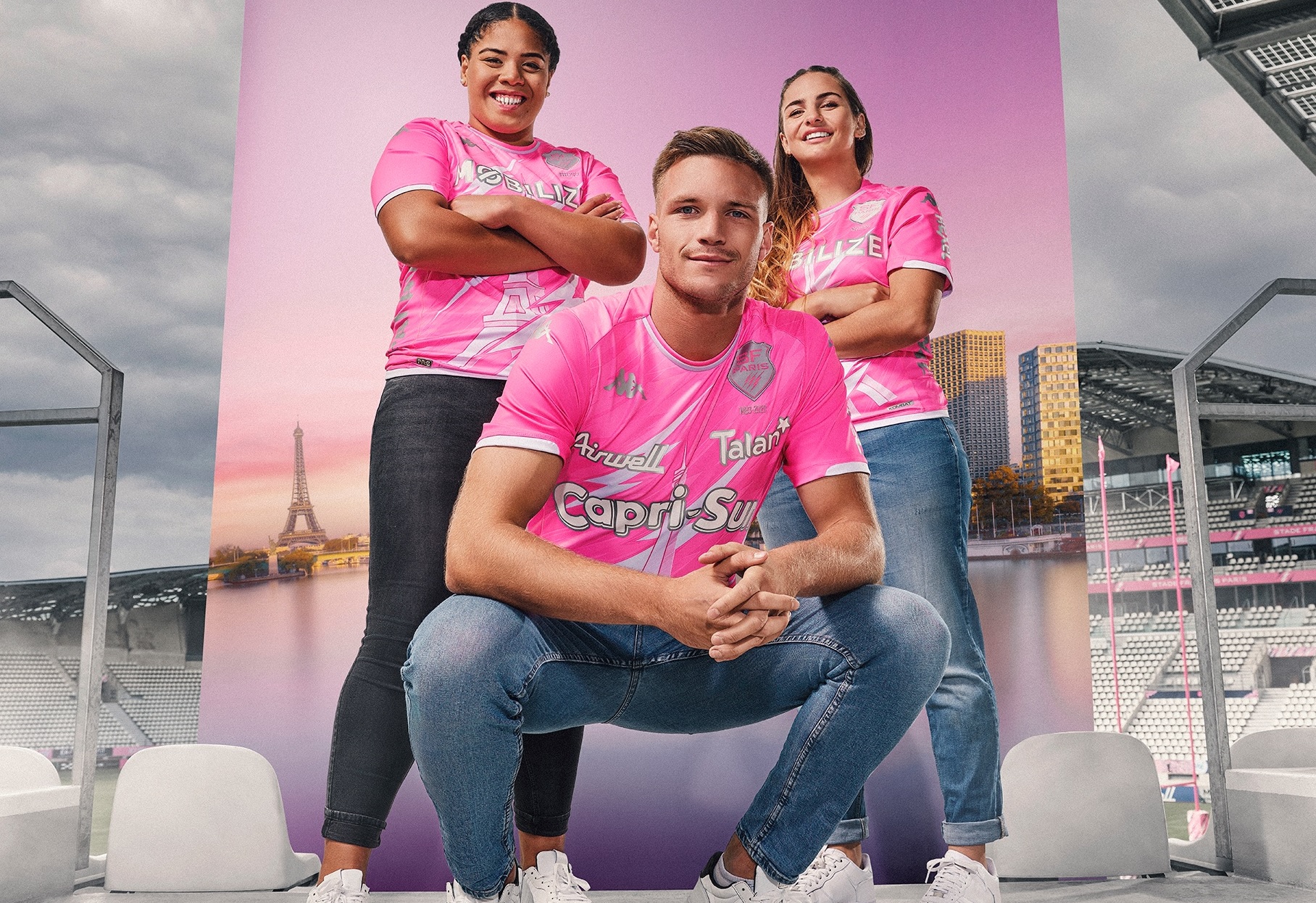 Découvrez le nouveau maillot du StadeFrançais pour la saison 2023 /